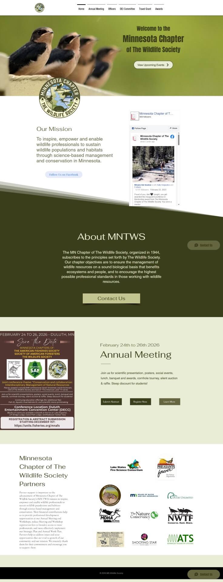 MN TWS Conference Website